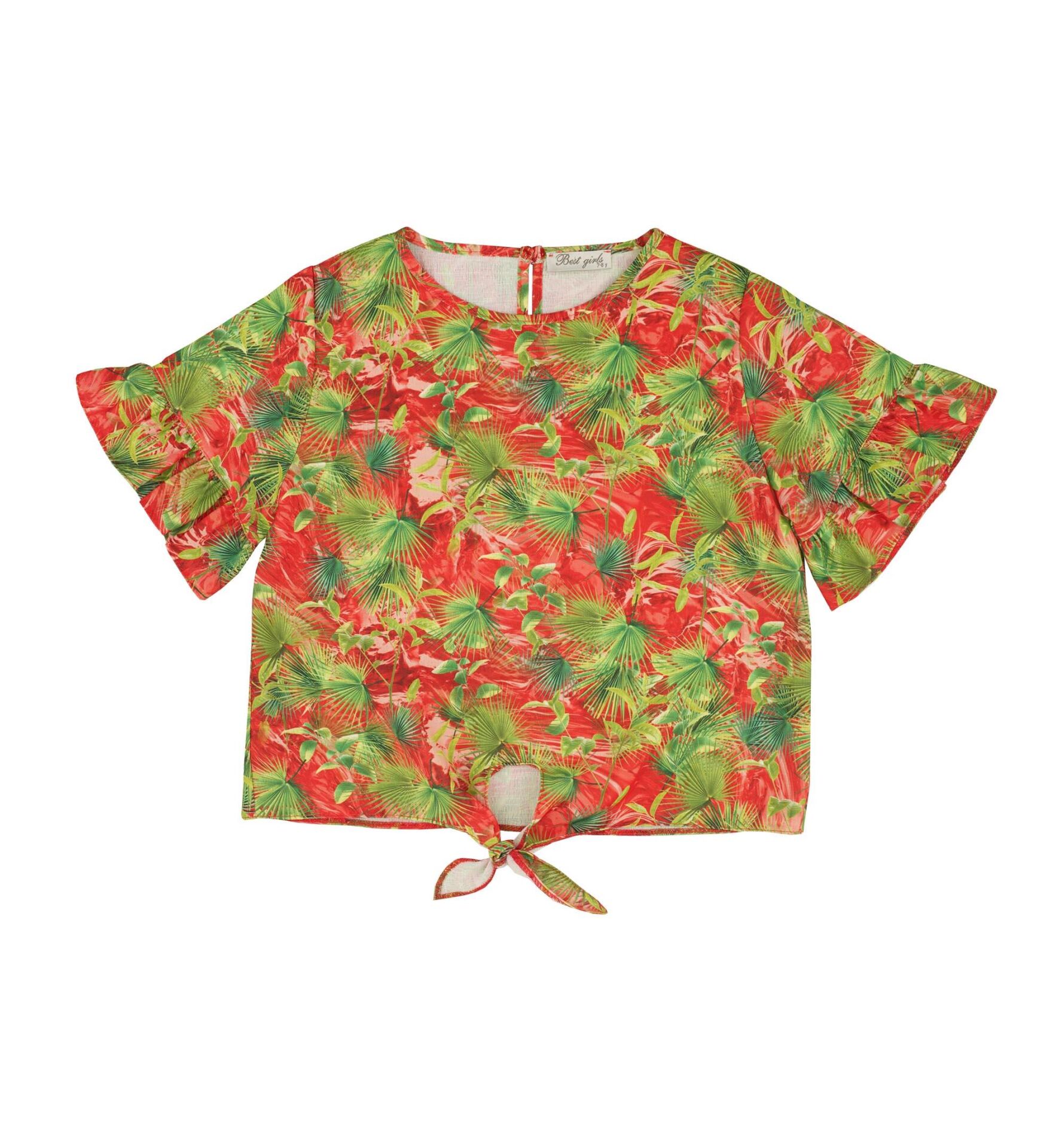 KIZ ÇOCUK BAĞLAMALI BLUZ