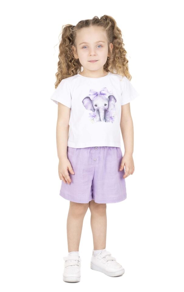 KIZ ÇOCUK BASKILI BLUZ