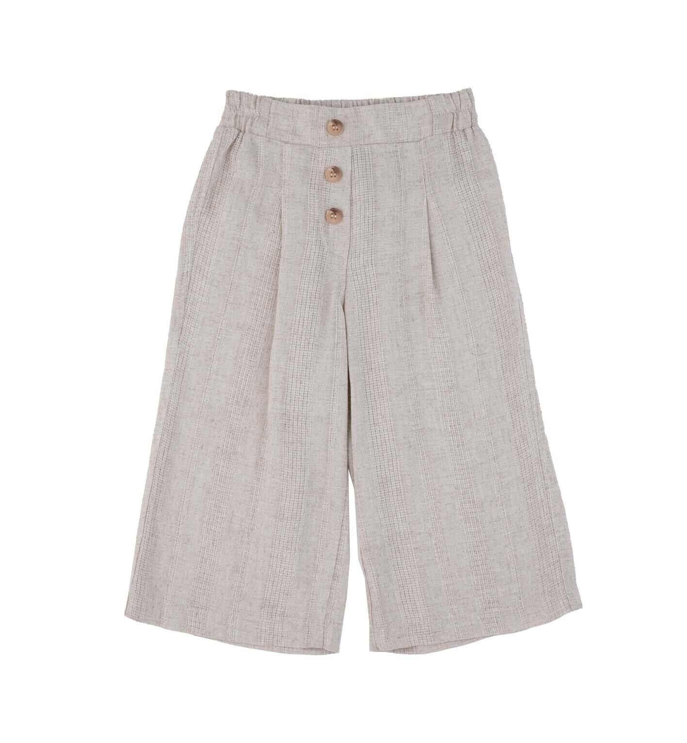 KIZ ÇOCUK KETEN KARIŞIMLI PANTOLON