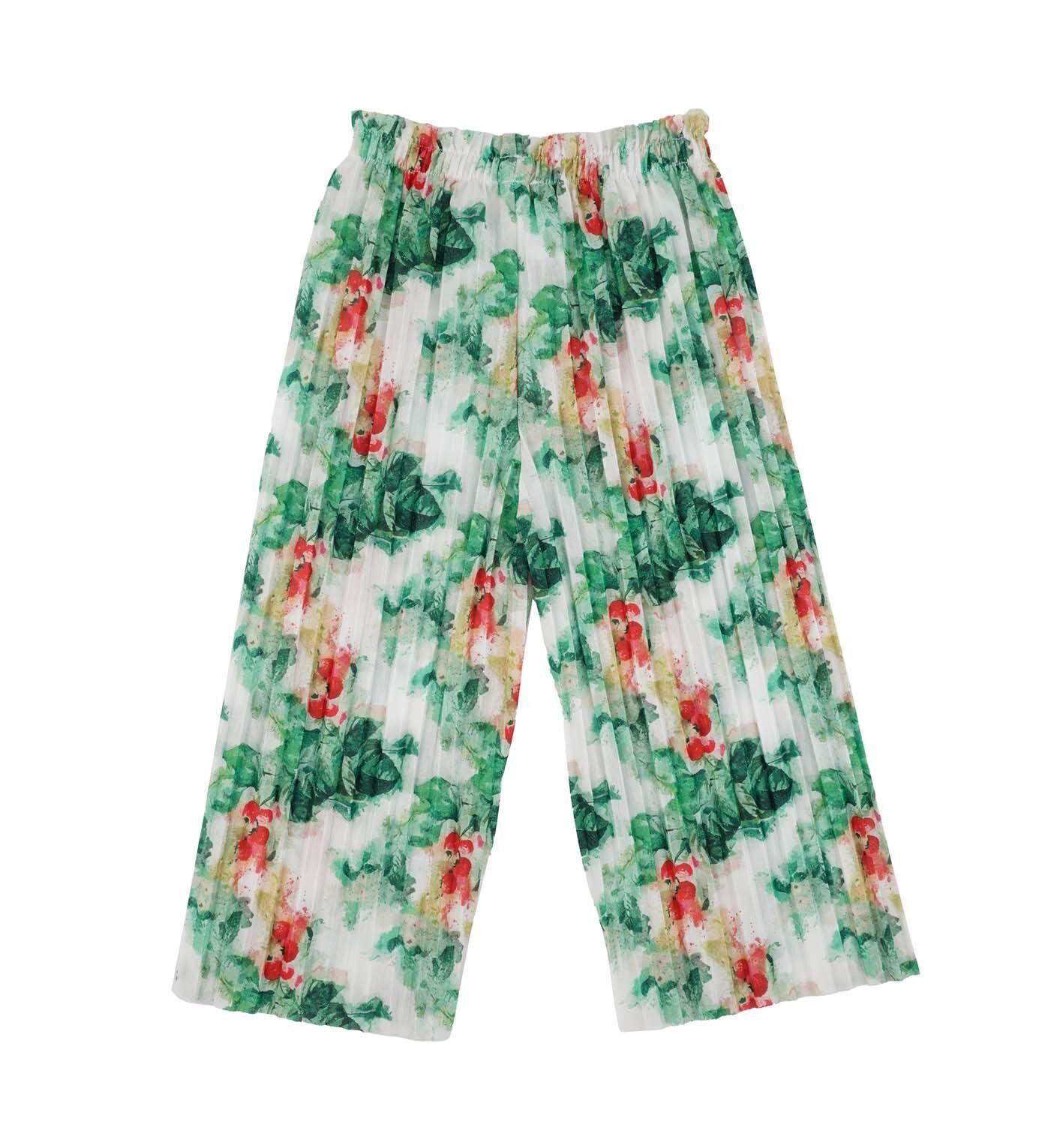 KIZ ÇOCUK PİLİLİ RENKLİ PANTOLON