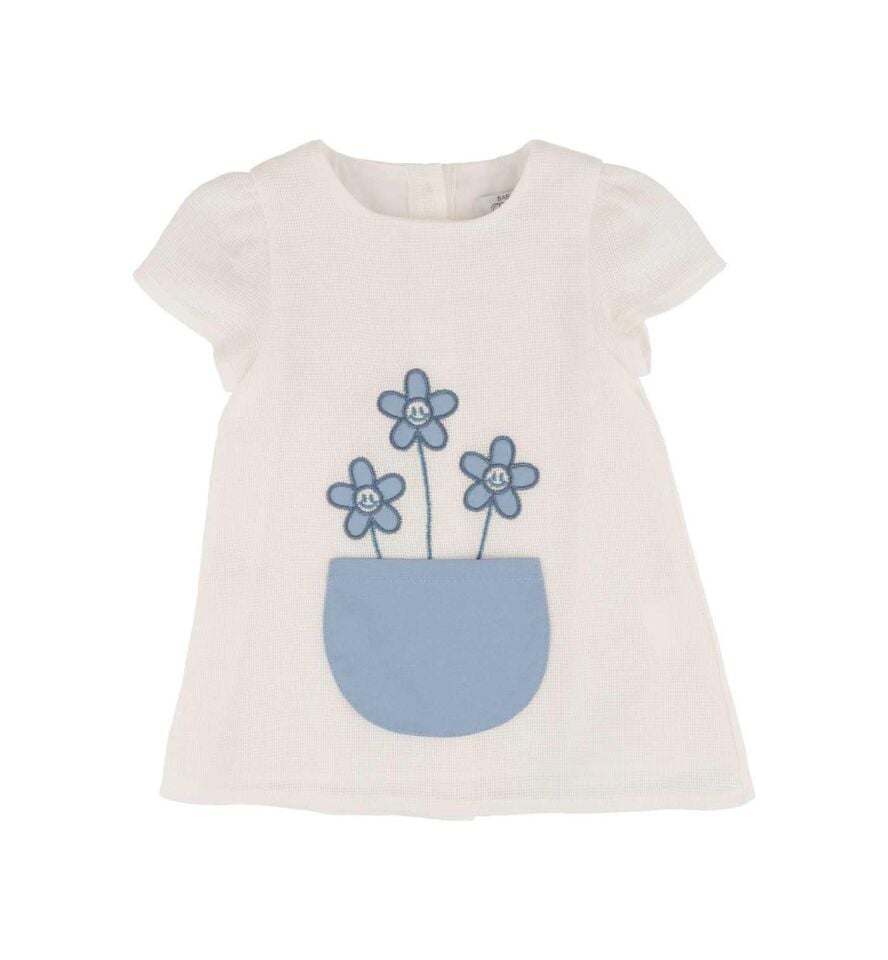 KIZ BEBEK BASKILI ELBİSE