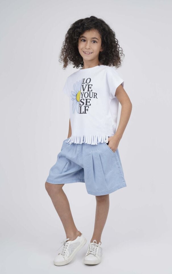 KIZ ÇOCUK BASKILI BLUZ