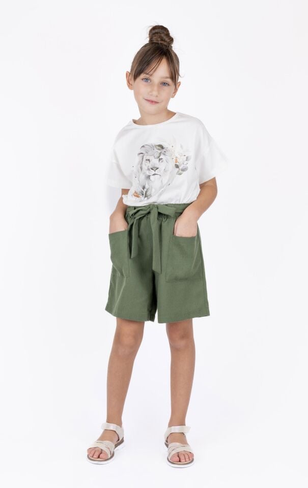 KIZ ÇOCUK BASKILI BLUZ