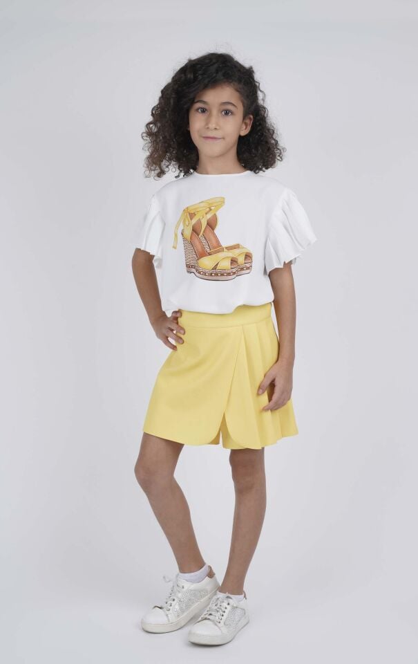 KIZ ÇOCUK VOLANLI BLUZ