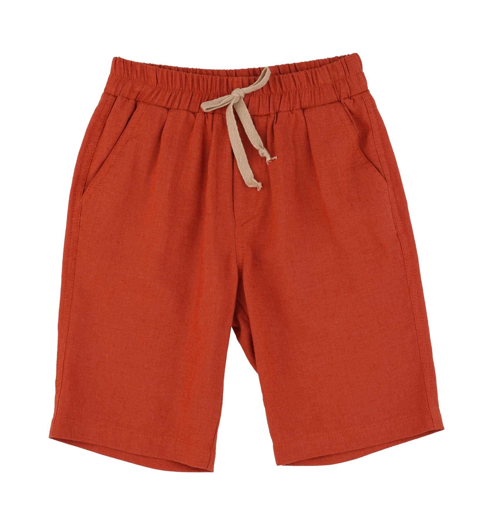 ERKEK ÇOCUK KETEN KARIŞIMLI ŞORT