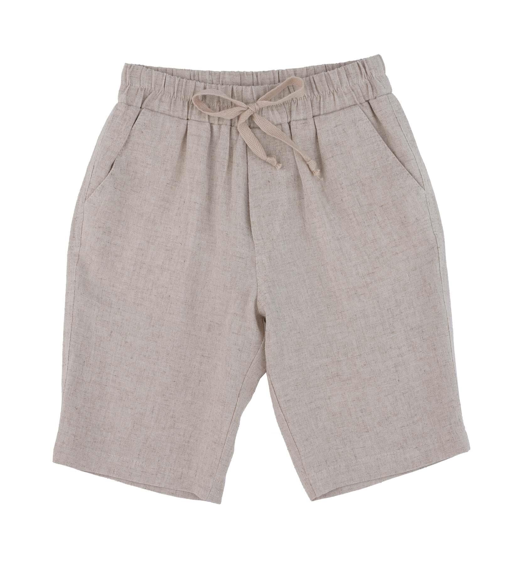 ERKEK ÇOCUK KETEN KARIŞIMLI ŞORT
