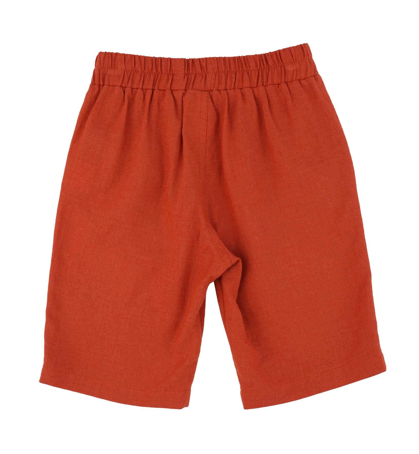 ERKEK ÇOCUK KETEN KARIŞIMLI ŞORT