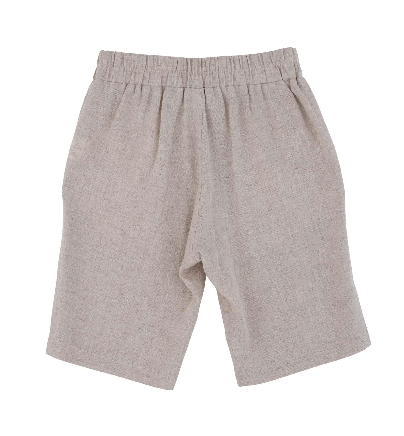 ERKEK ÇOCUK KETEN KARIŞIMLI ŞORT