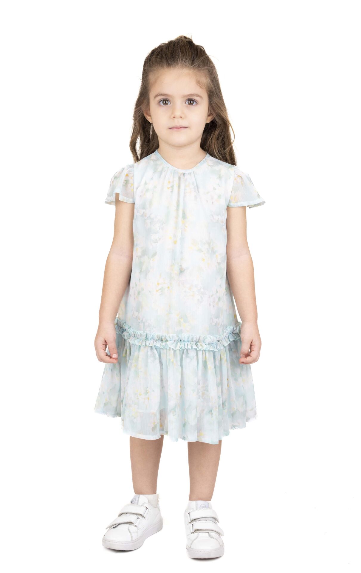 KIZ ÇOCUK DESENLİ ELBİSE