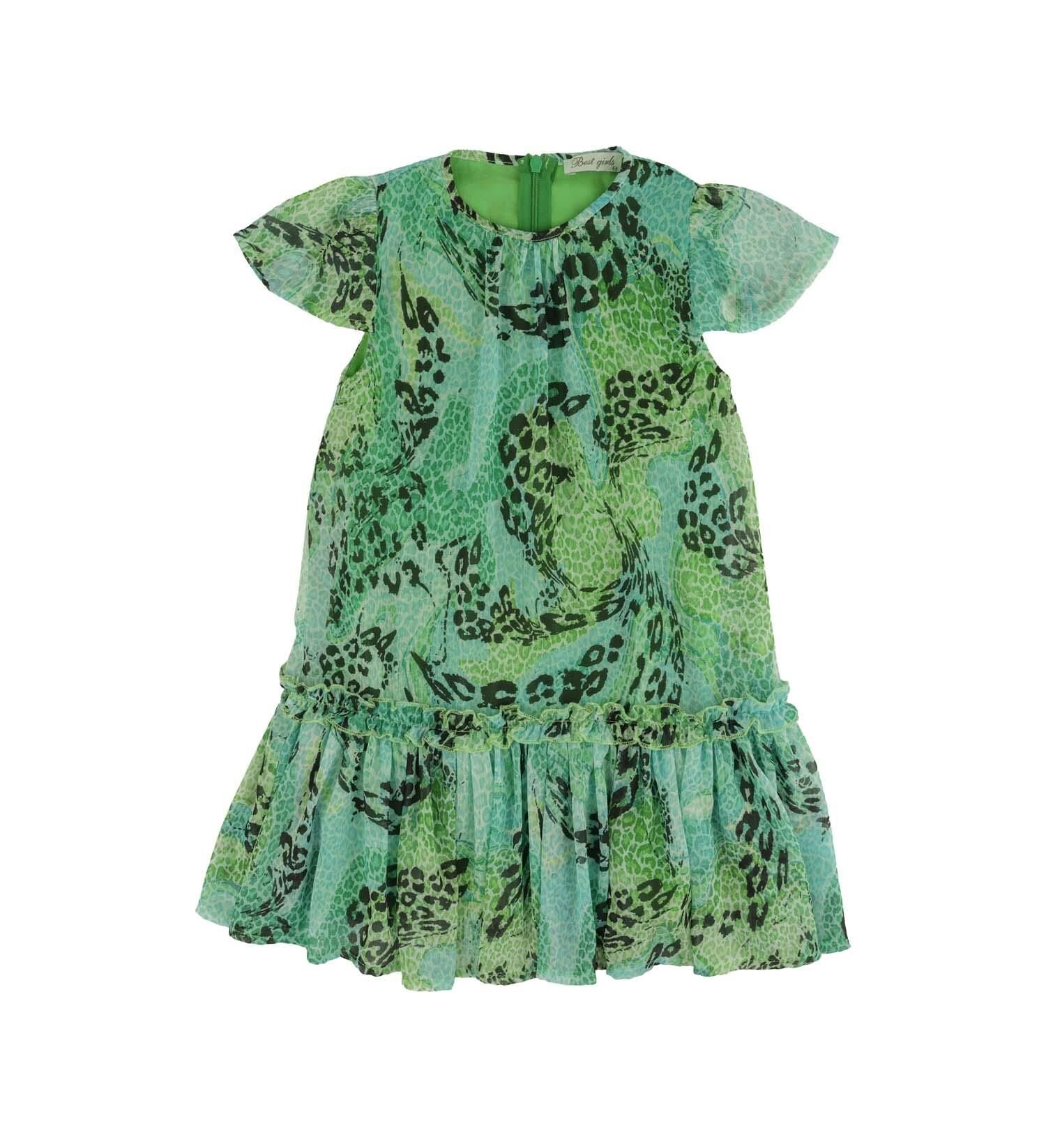 KIZ ÇOCUK DESENLİ ELBİSE