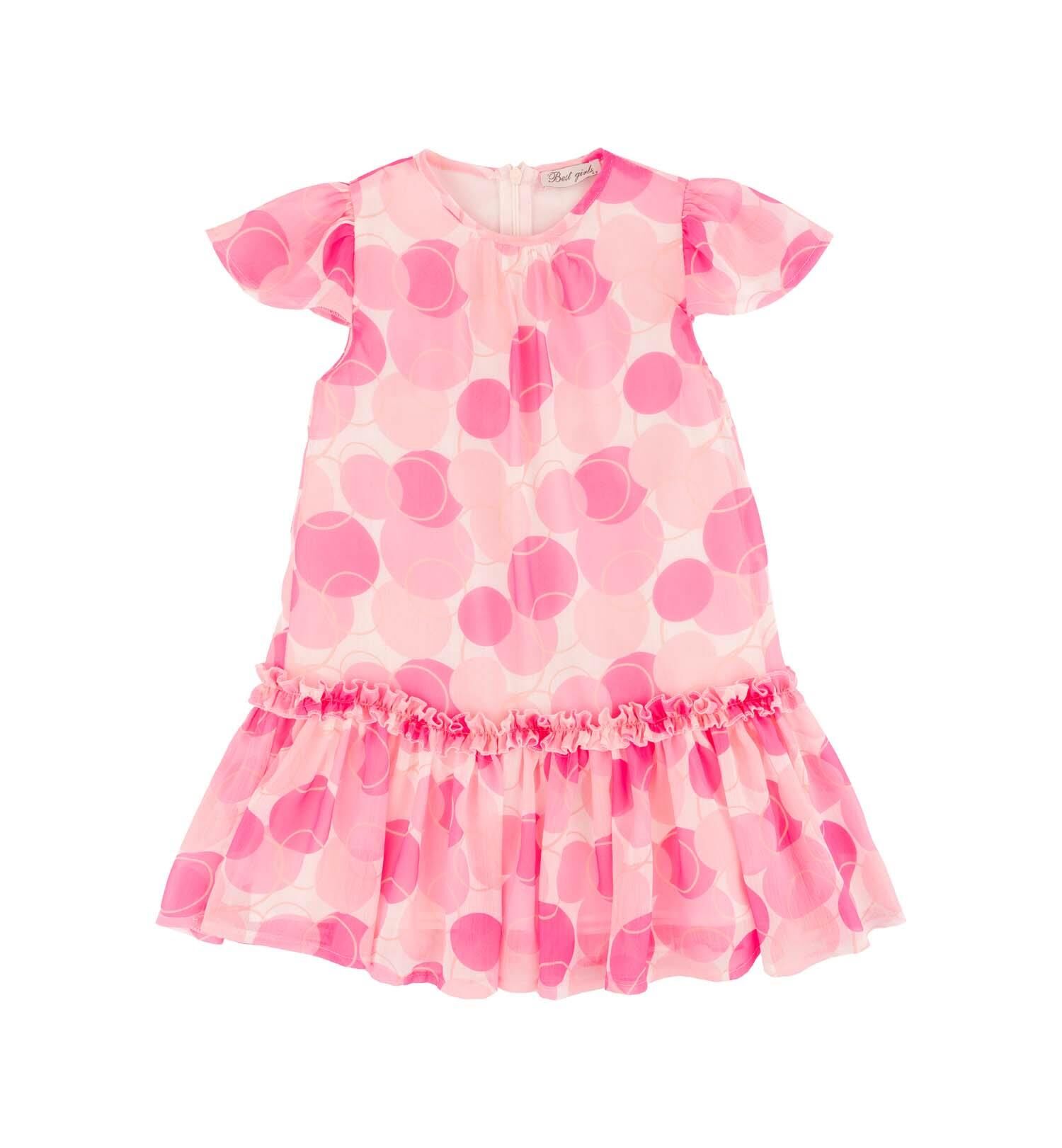 KIZ ÇOCUK DESENLİ ELBİSE