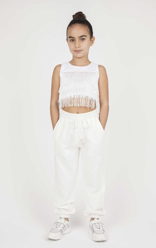 PÜSKÜLLÜ KIZ ÇOCUK BLUZ