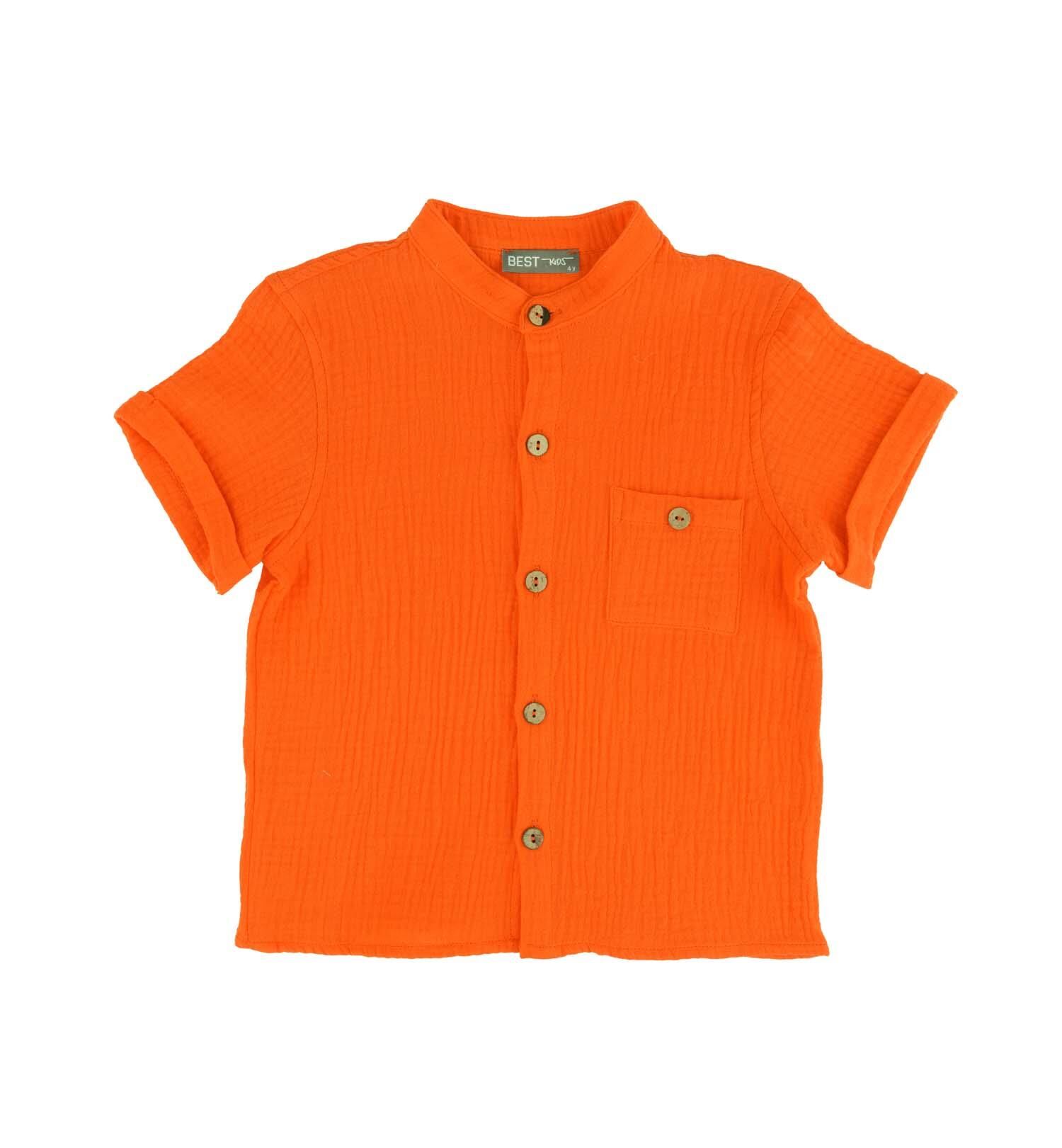 ERKEK ÇOCUK DİK YAKALI GÖMLEK