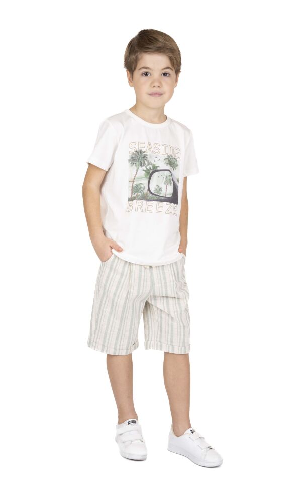 ERKEK ÇOCUK BASKILI T-SHIRT