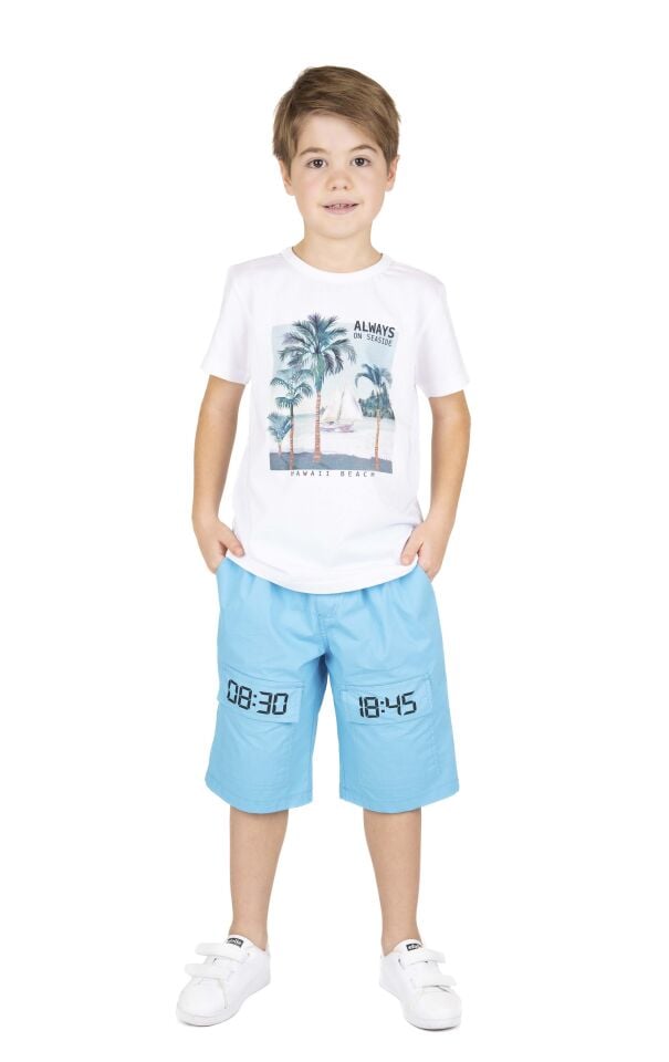 ERKEK ÇOCUK BASKILI T-SHIRT