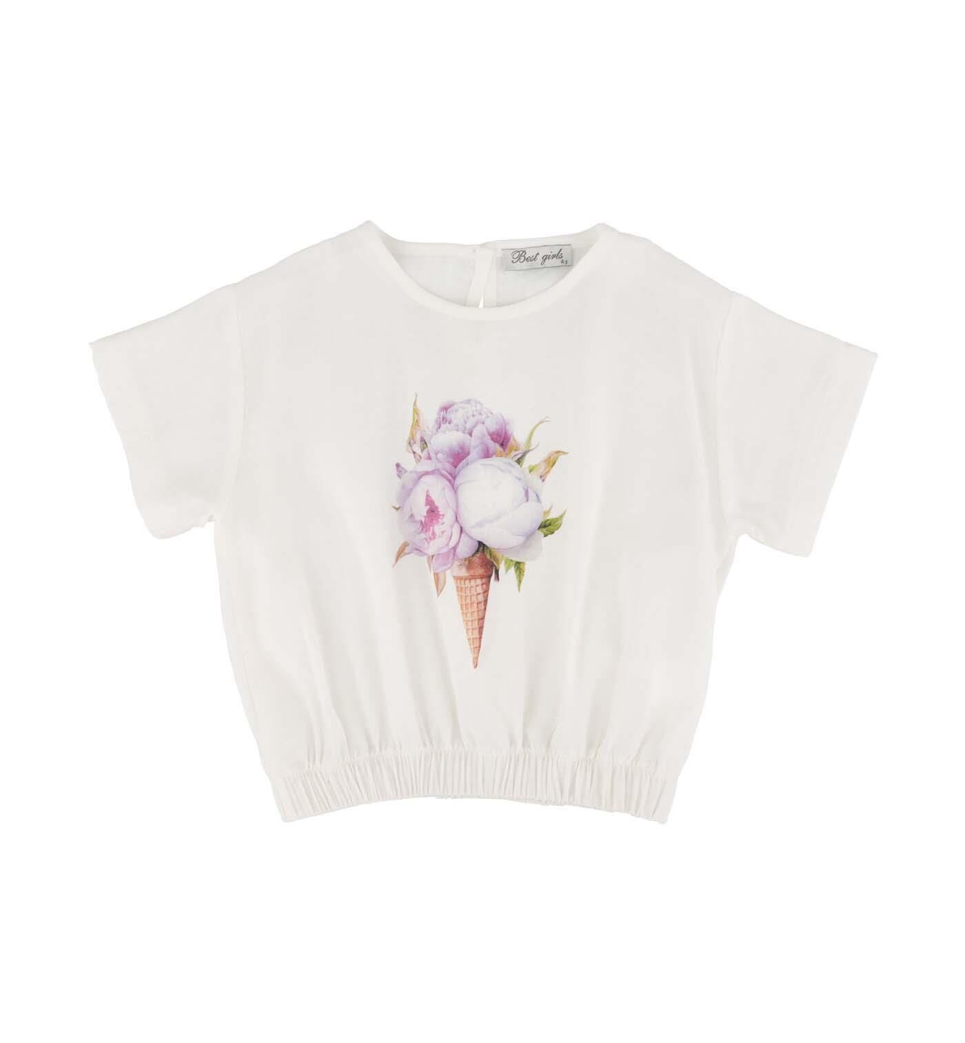 KIZ ÇOCUK BASKILI BLUZ