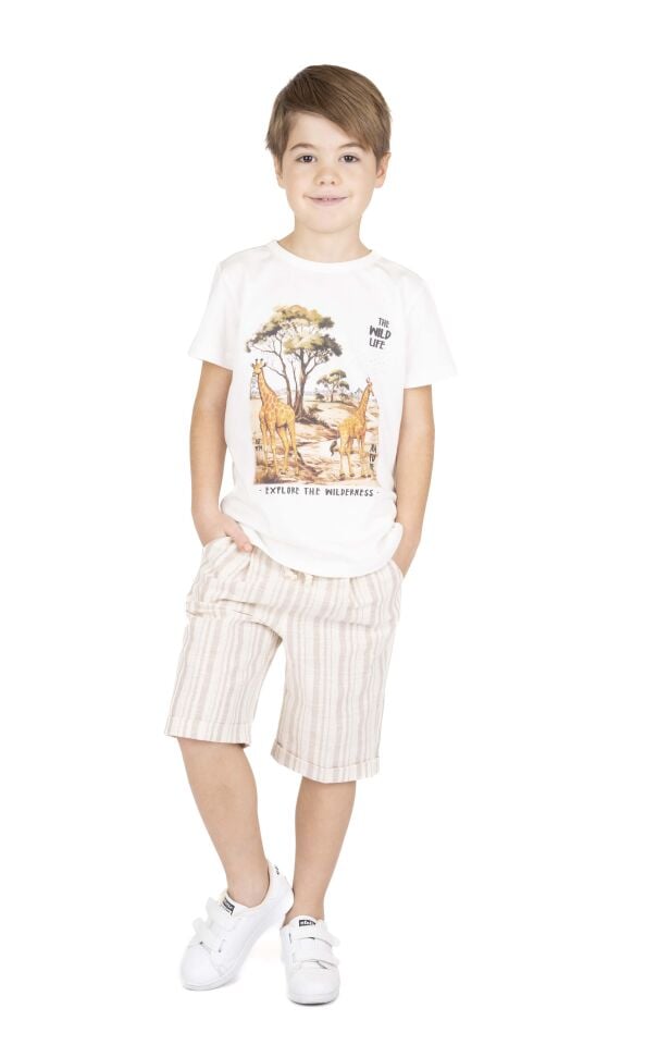 ERKEK ÇOCUK BASKILI T-SHIRT