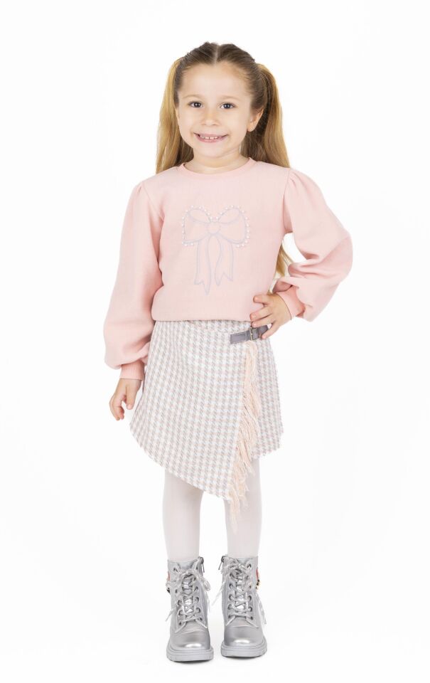 KIZ ÇOCUK KRUVAZE ŞORT ETEK