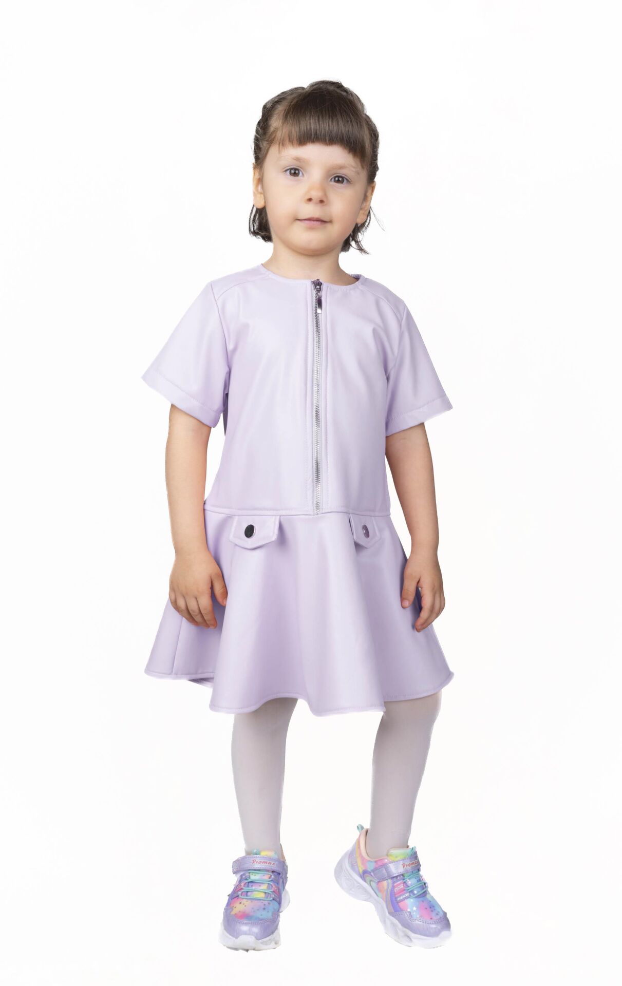 KIZ ÇOCUK KISA KOLLU ELBİSE