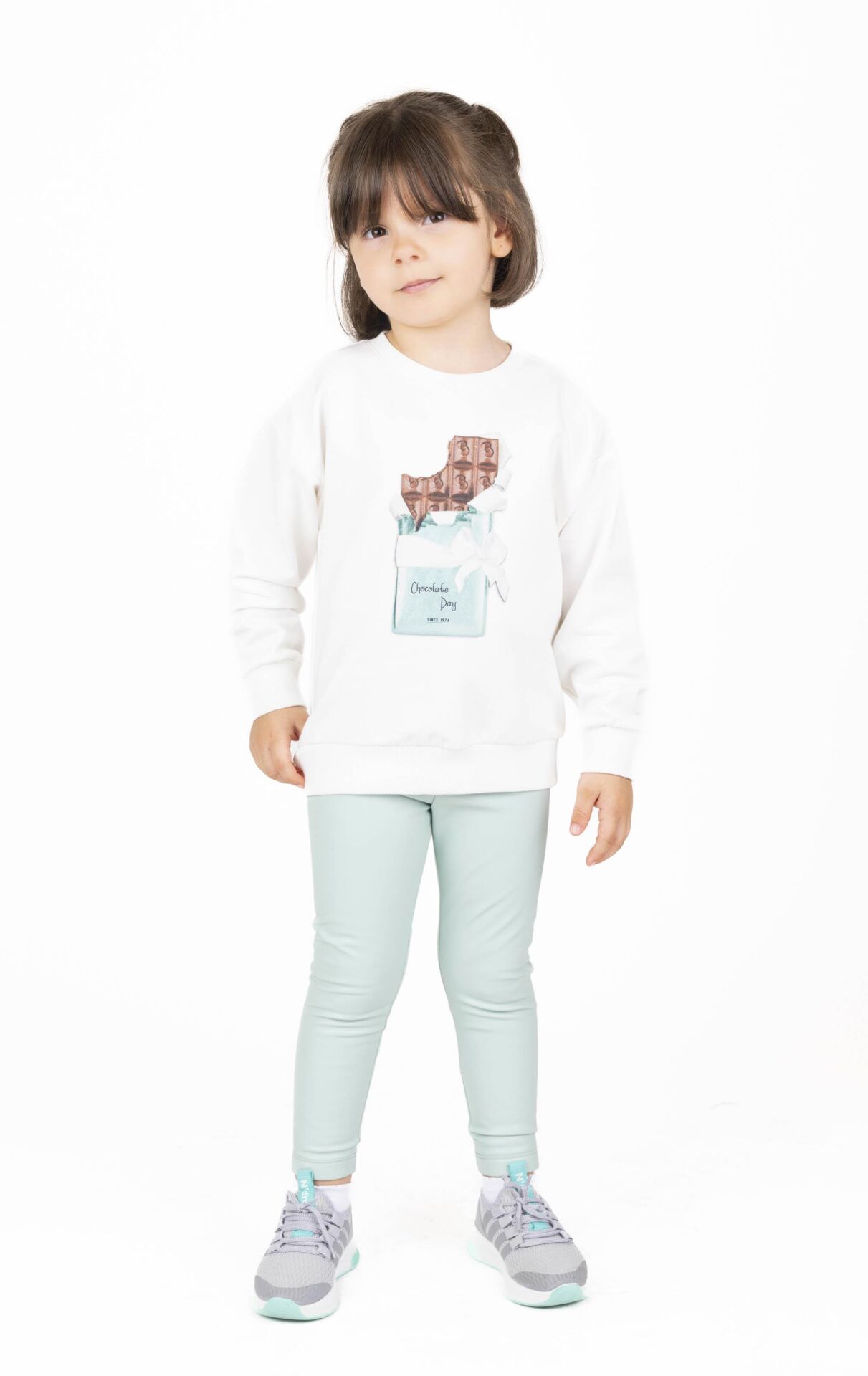 KIZ ÇOCUK BASKILI SWEATSHIRT