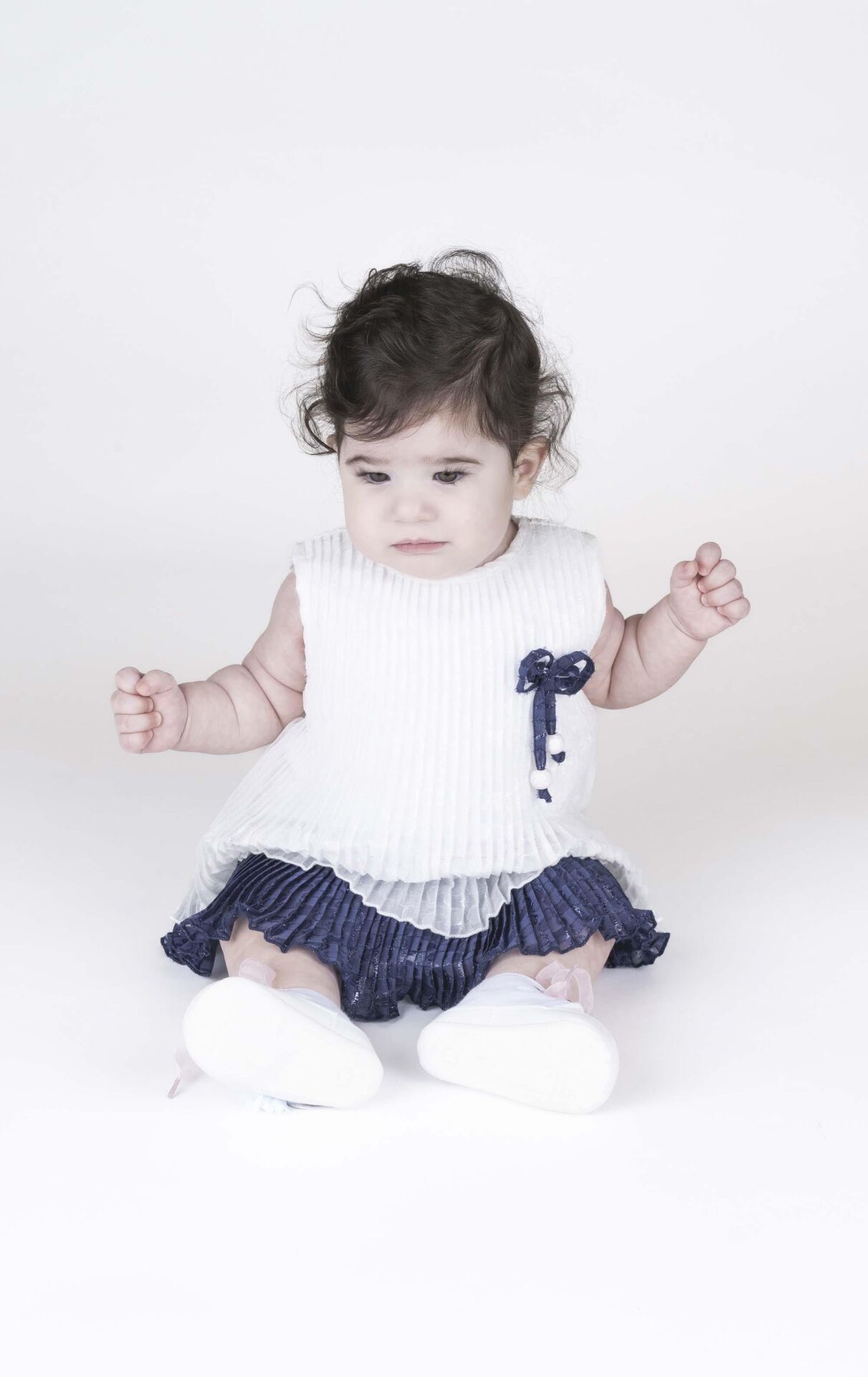 KIZ BEBEK PİLİLİ ELBİSE