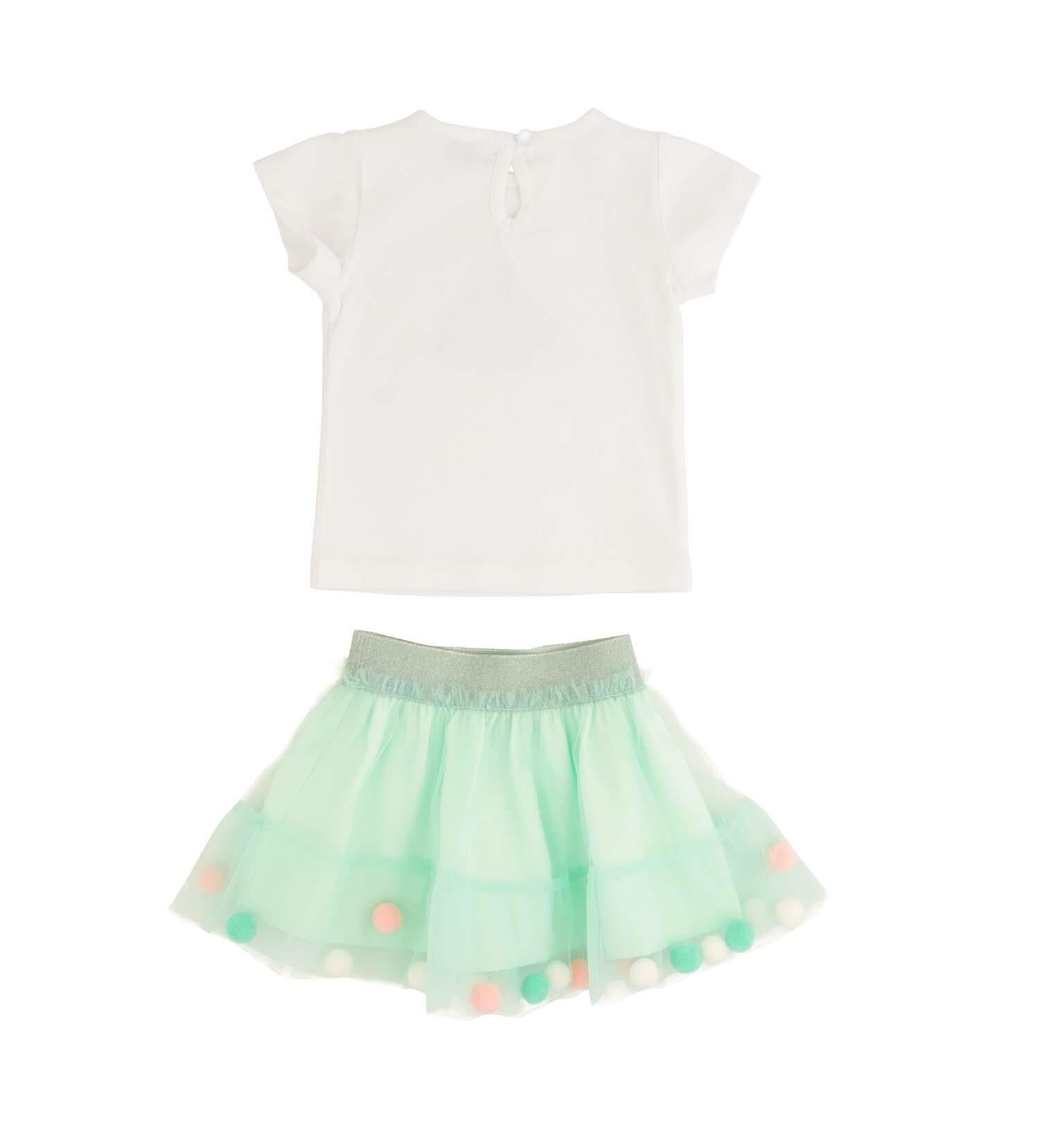 KIZ BEBEK BLUZ-ETEK TAKIM