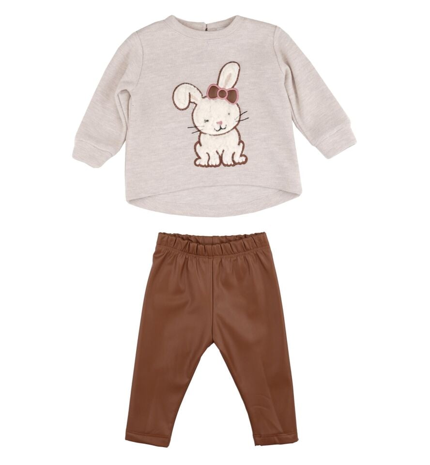 KIZ BEBEK DERİ TAYTLI TAKIM