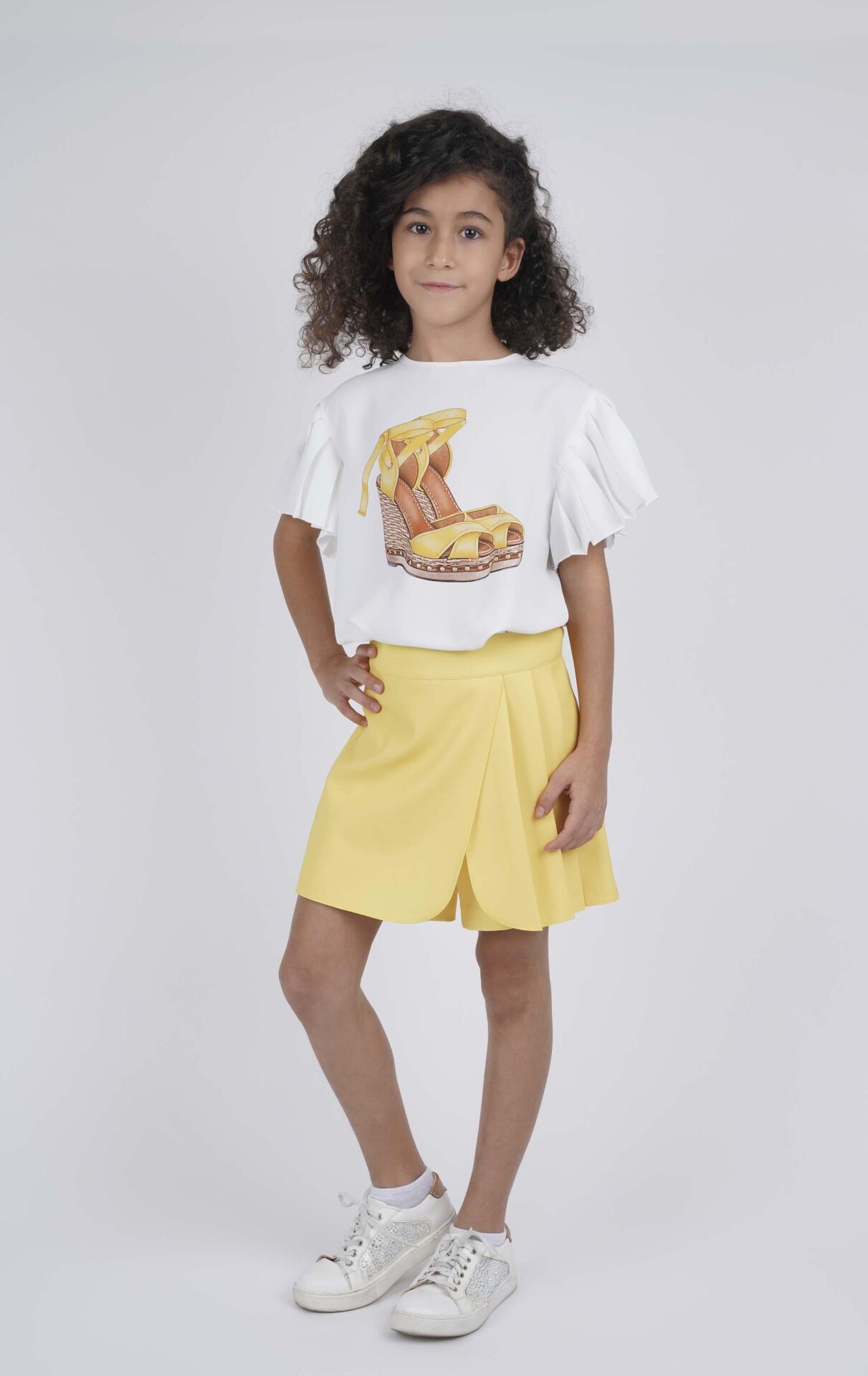 KIZ ÇOCUK VOLANLI BLUZ