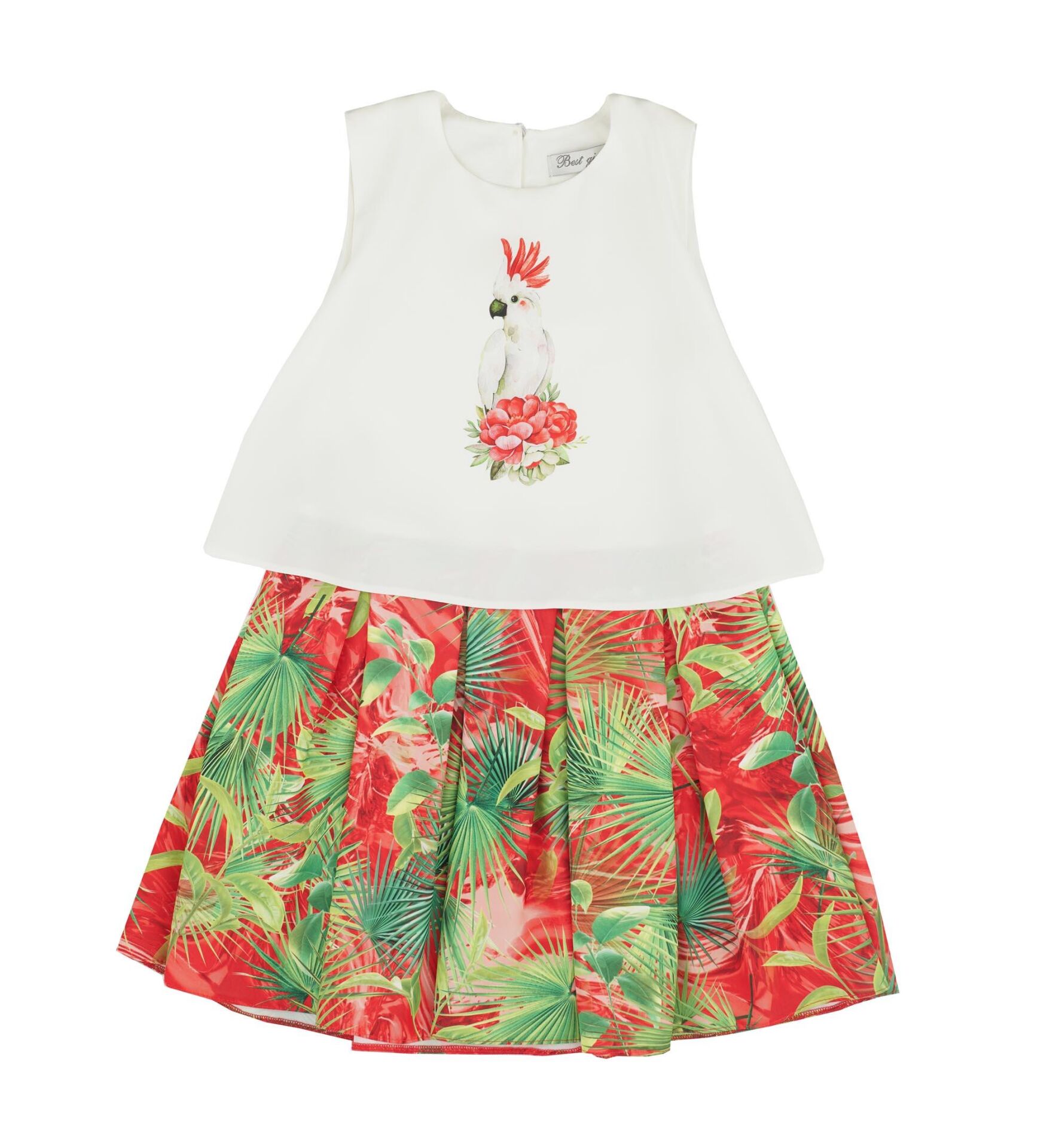 KIZ ÇOCUK DESENLİ ELBİSE