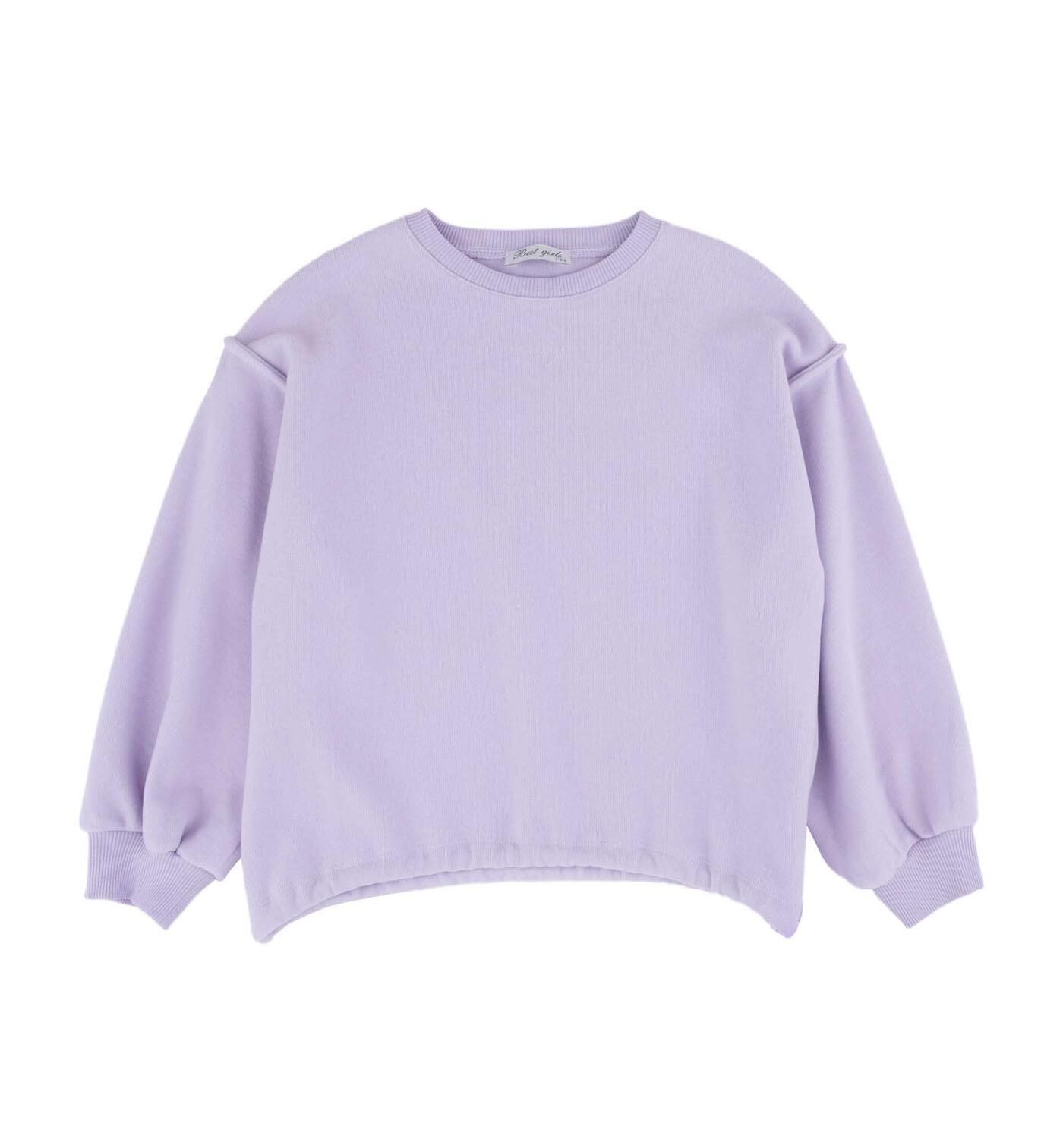 KIZ ÇOCUK BEL BÜZGÜLÜ SWEATSHIRT
