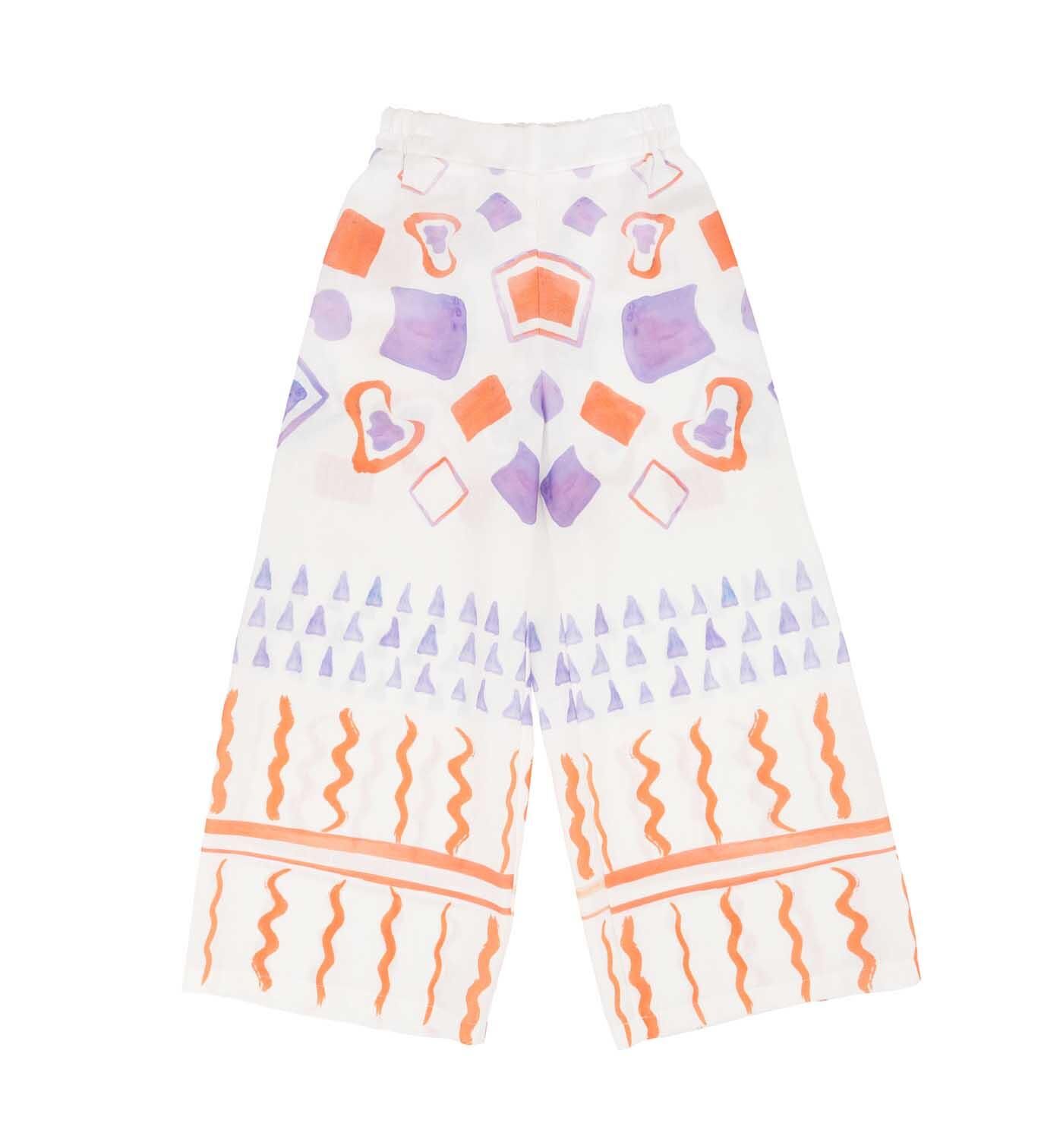 KIZ ÇOCUK DESENLİ PANTOLON