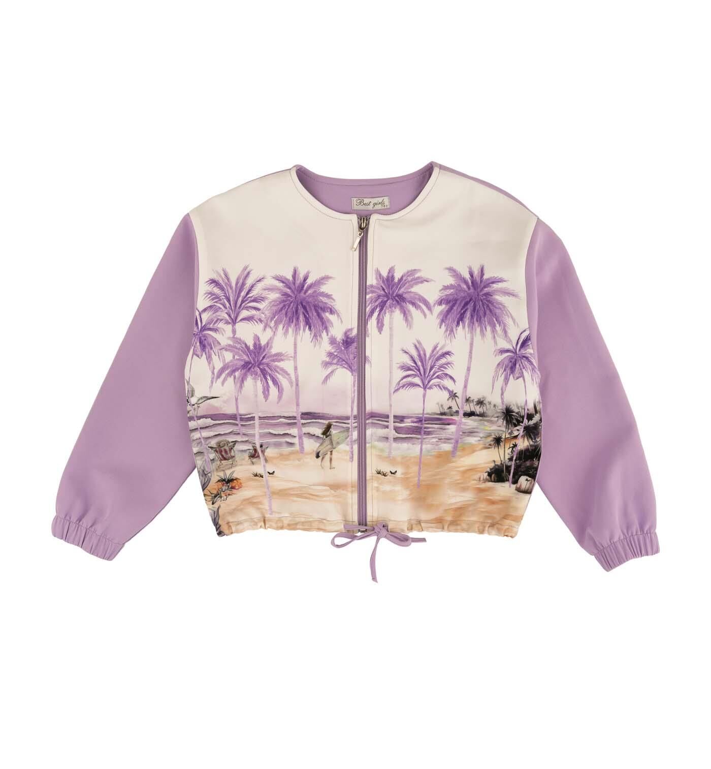 KIZ ÇOCUK DESENLİ CEKET