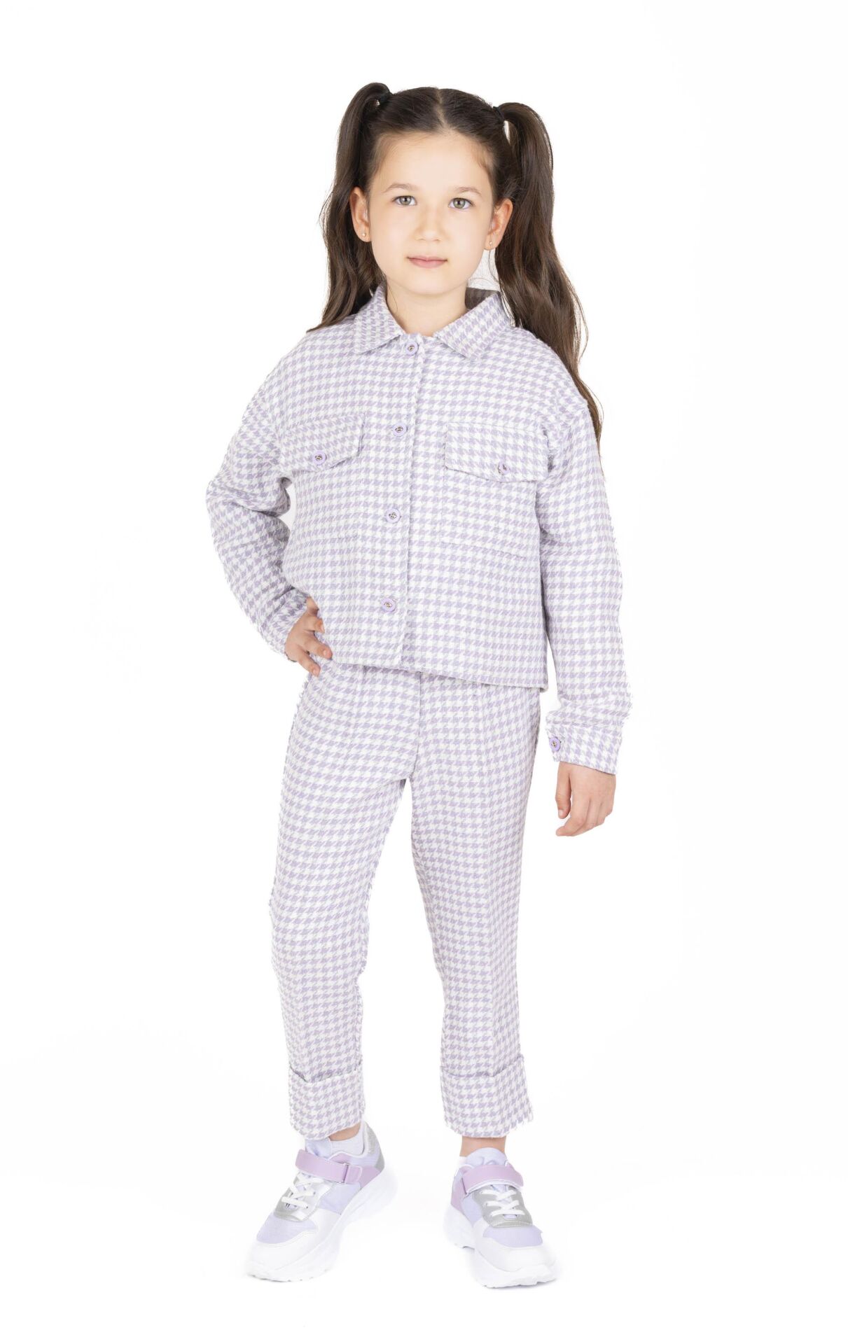 KIZ ÇOCUK KAZAYAĞI DESENLİ CEKET