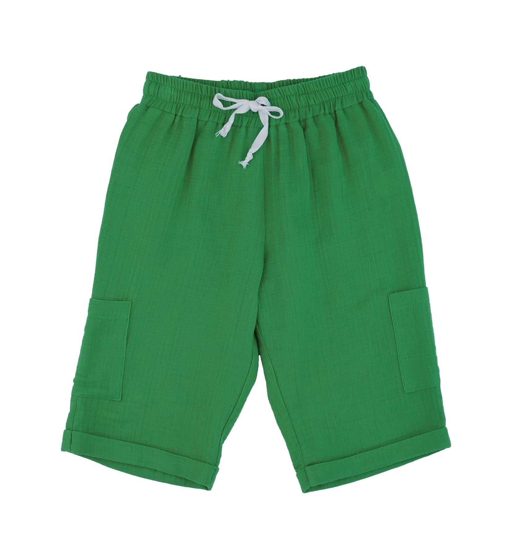 ERKEK ÇOCUK YAMA CEPLİ ŞORT