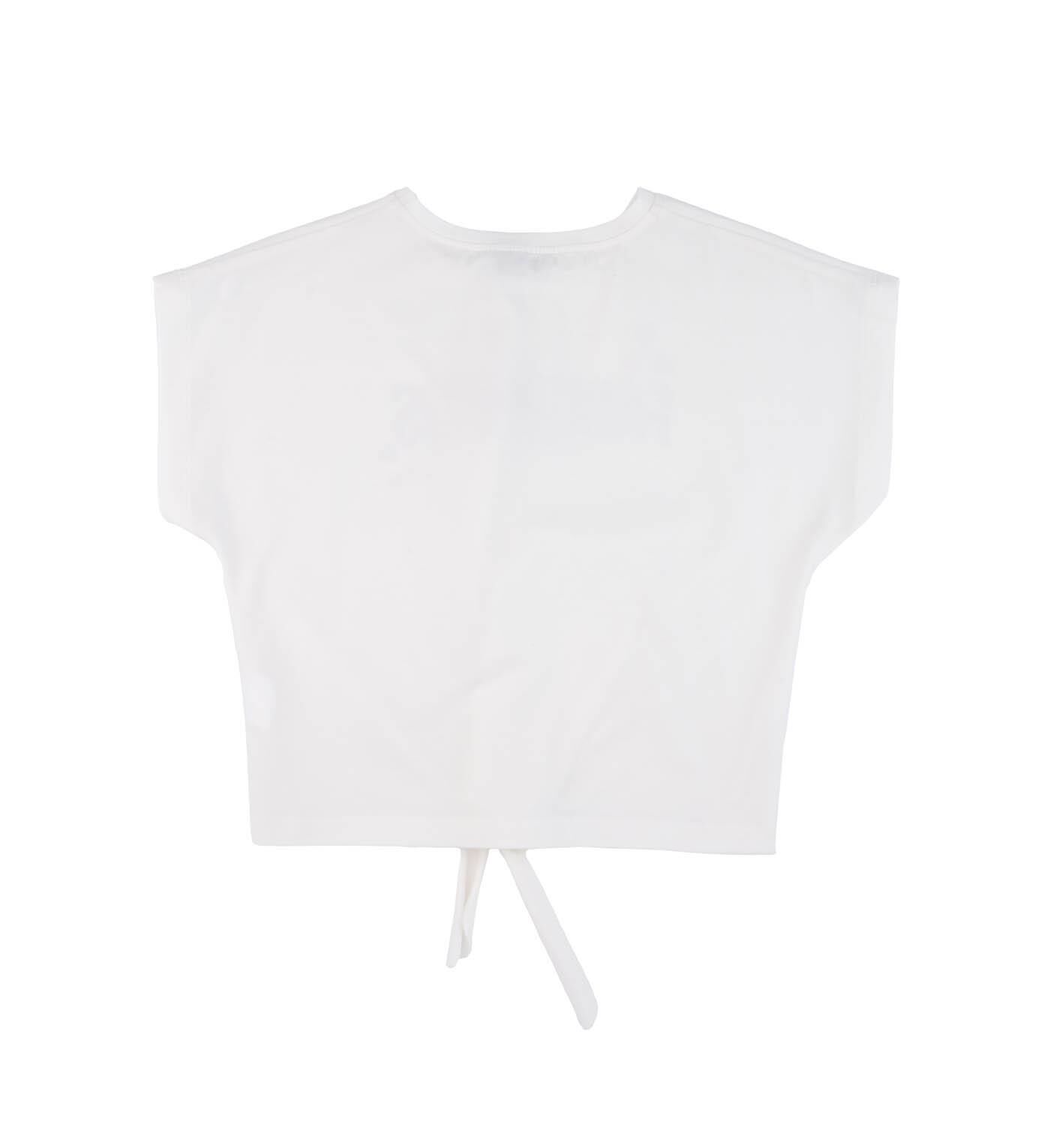 KIZ ÇOCUK BASKILI BELDEN BAĞLAMALI BLUZ