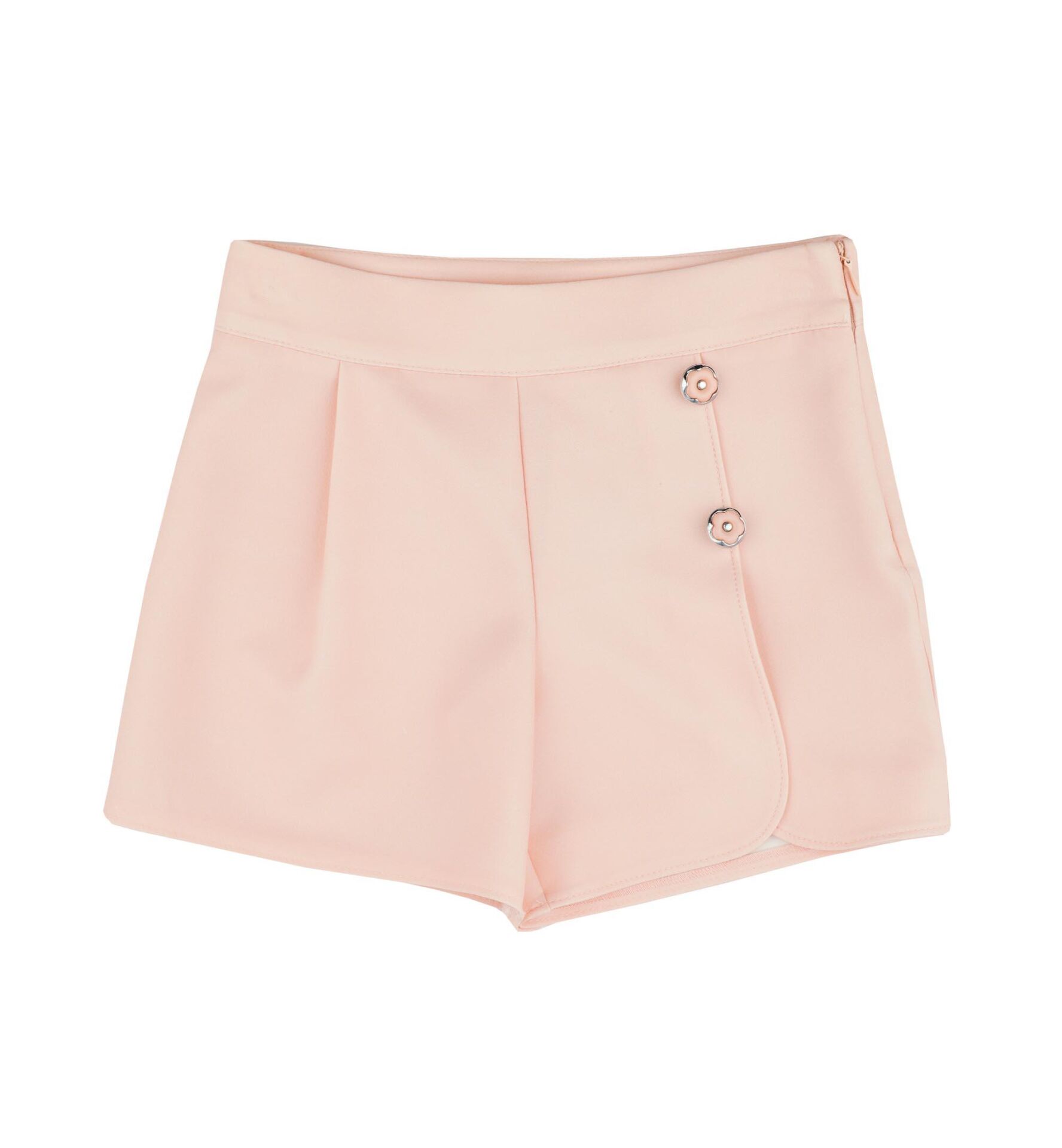 KIZ ÇOCUK SÜS DÜĞMELİ ŞORT