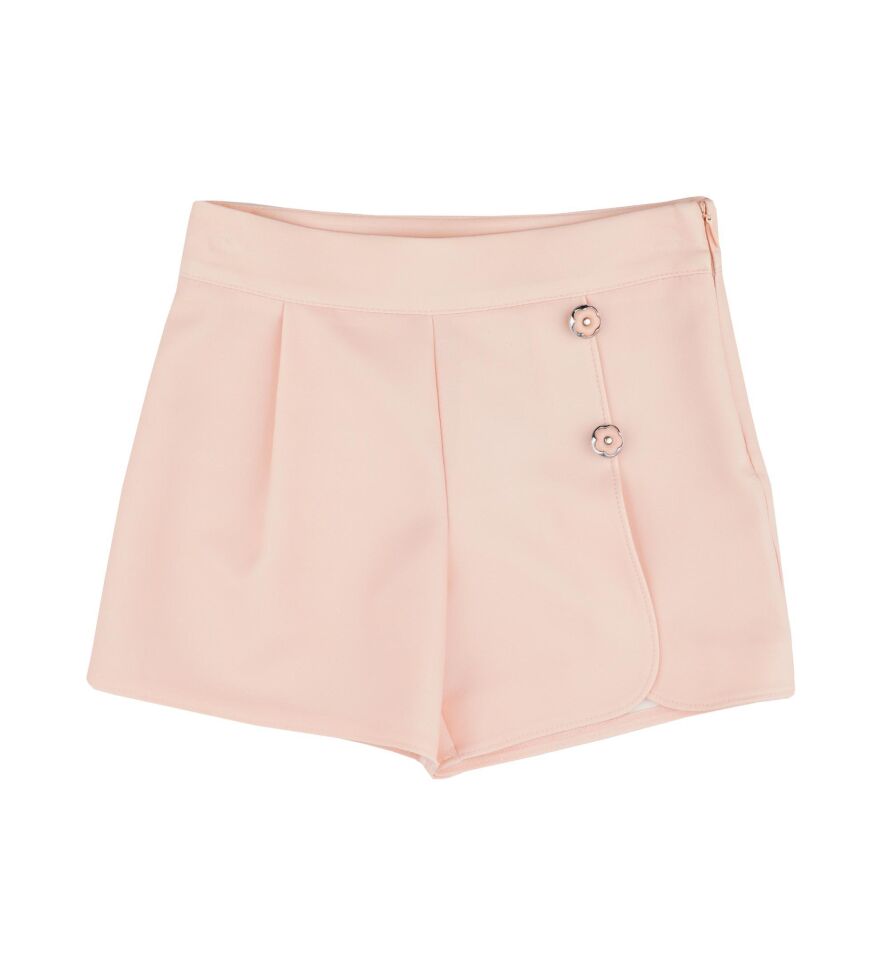 KIZ ÇOCUK SÜS DÜĞMELİ ŞORT