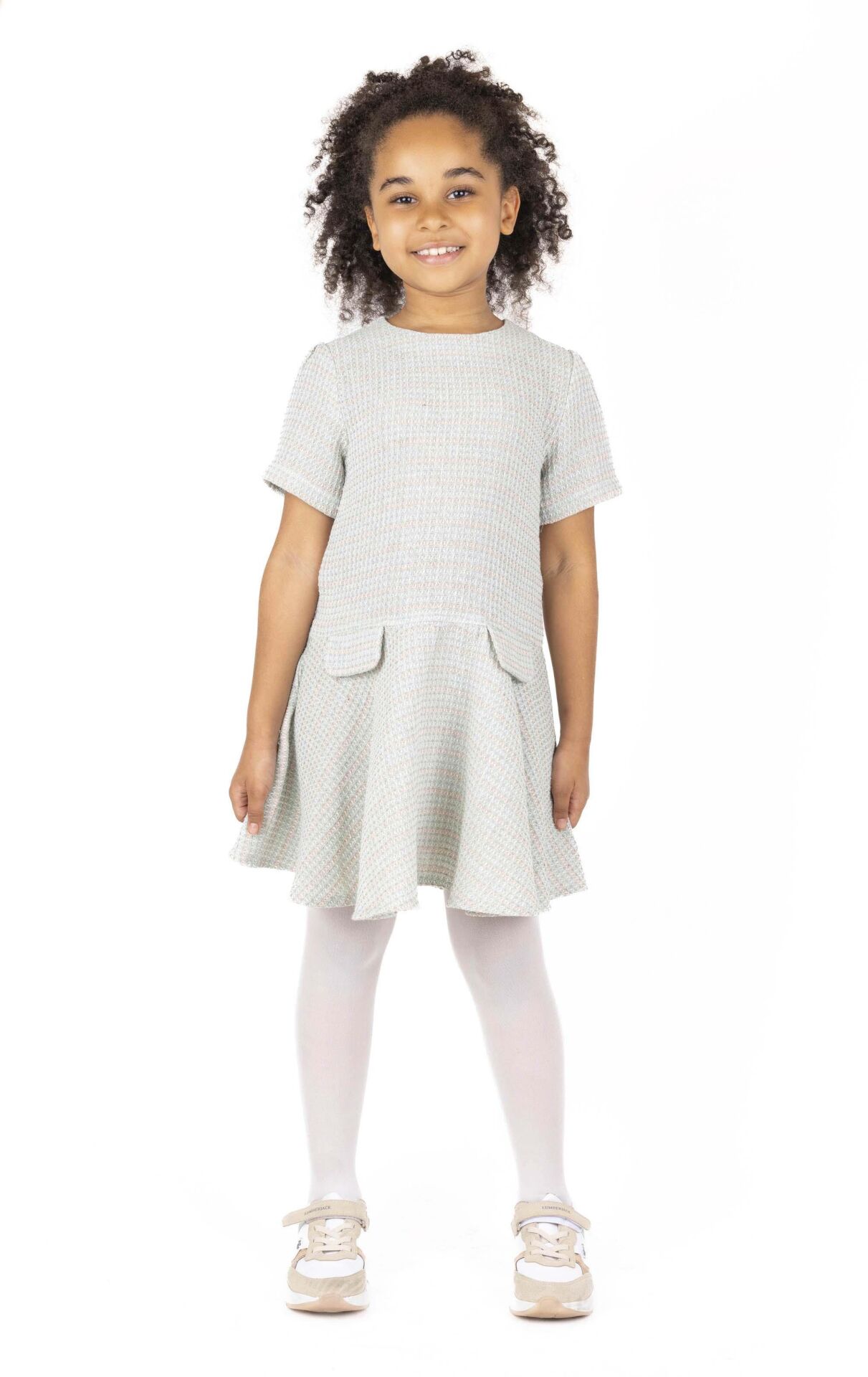 KIZ ÇOCUK VOLANLI ELBİSE