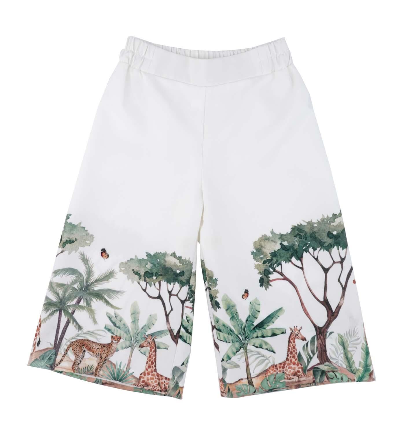 KIZ ÇOCUK BASKILI PANTOLON