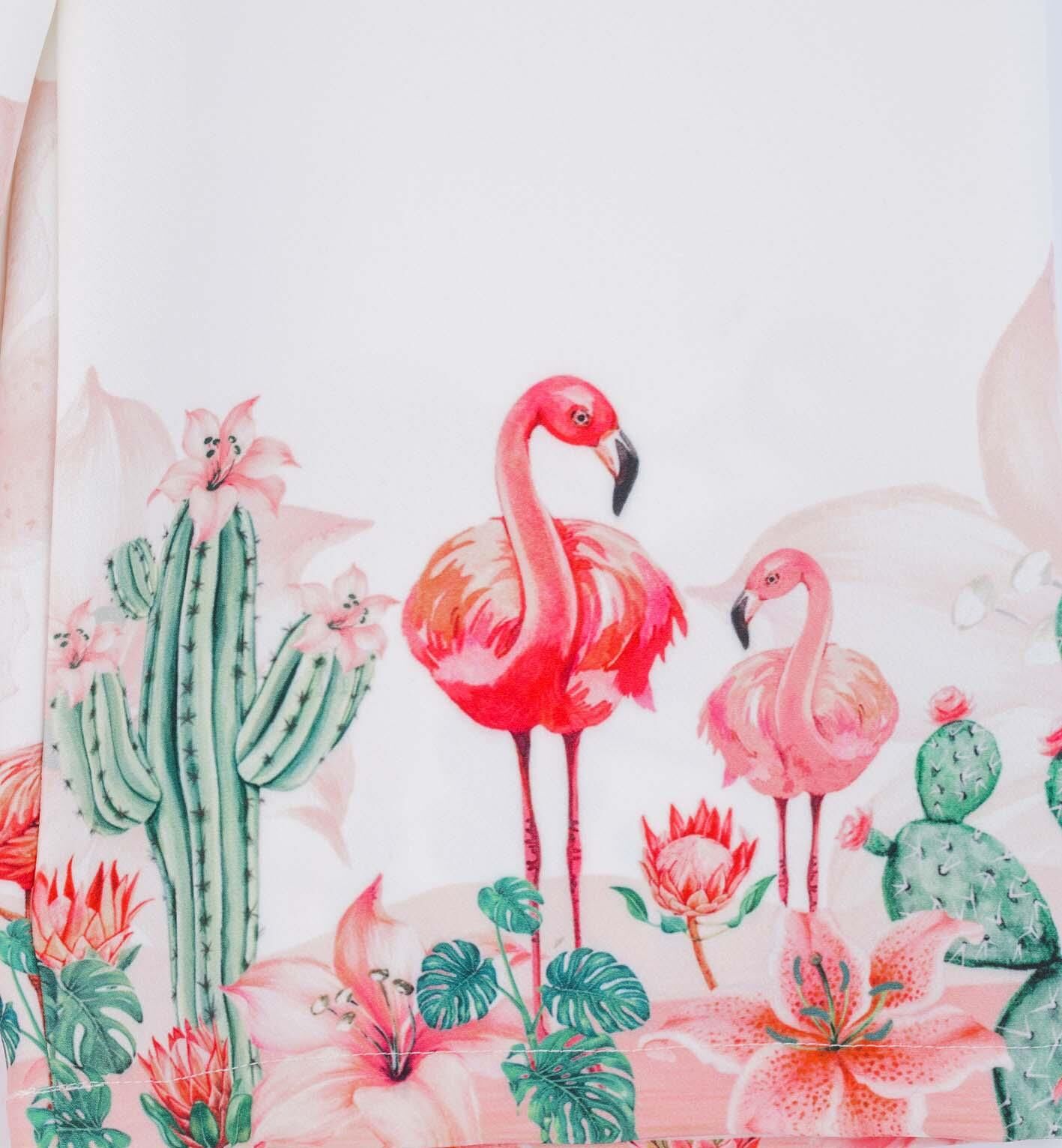 KIZ ÇOCUK FLAMİNGO BASKILI PANTOLON