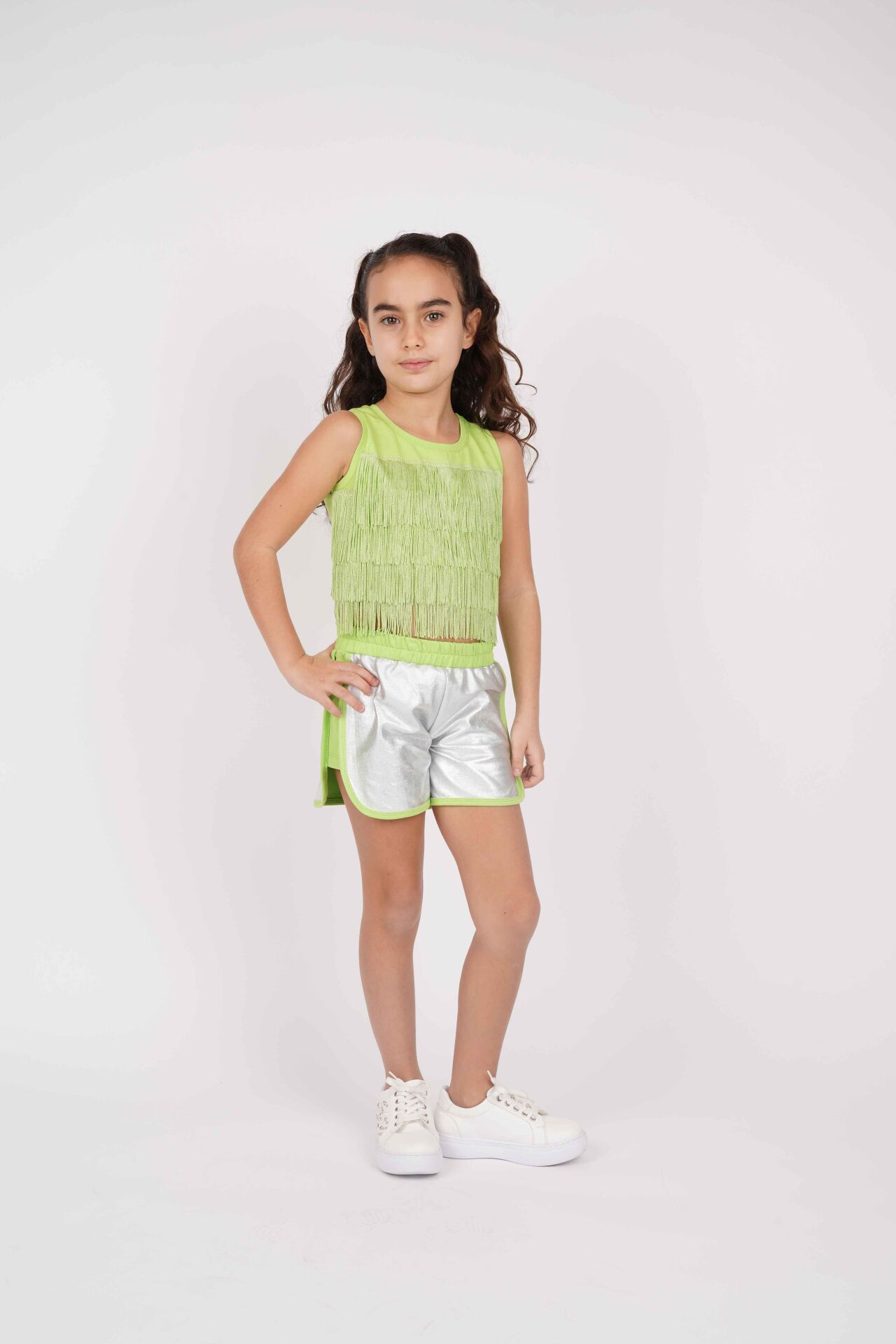 PARLAK KIZ ÇOCUK ŞORT