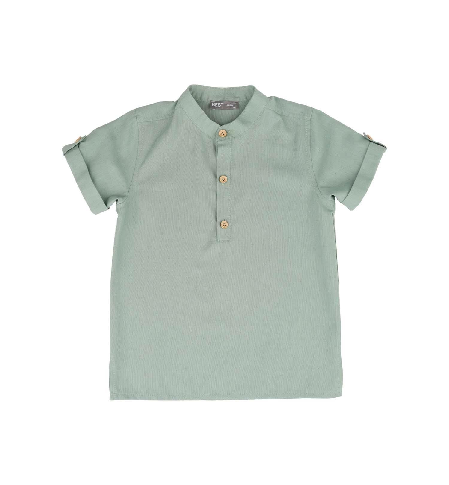 ERKEK ÇOCUK DİK YAKALI GÖMLEK