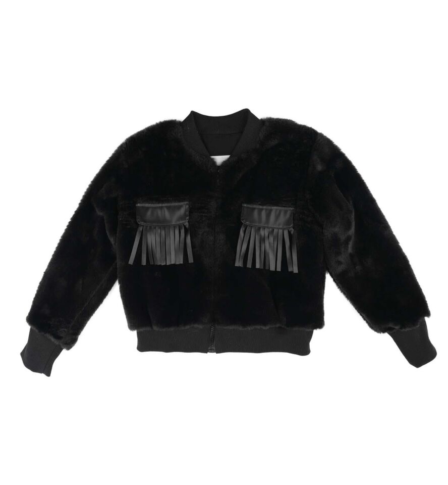 KIZ ÇOCUK FERMUARLI CEKET