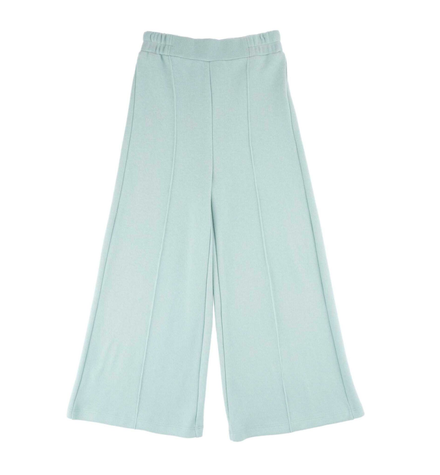 KIZ ÇOCUK BOL PAÇA PANTOLON MİNT - 6