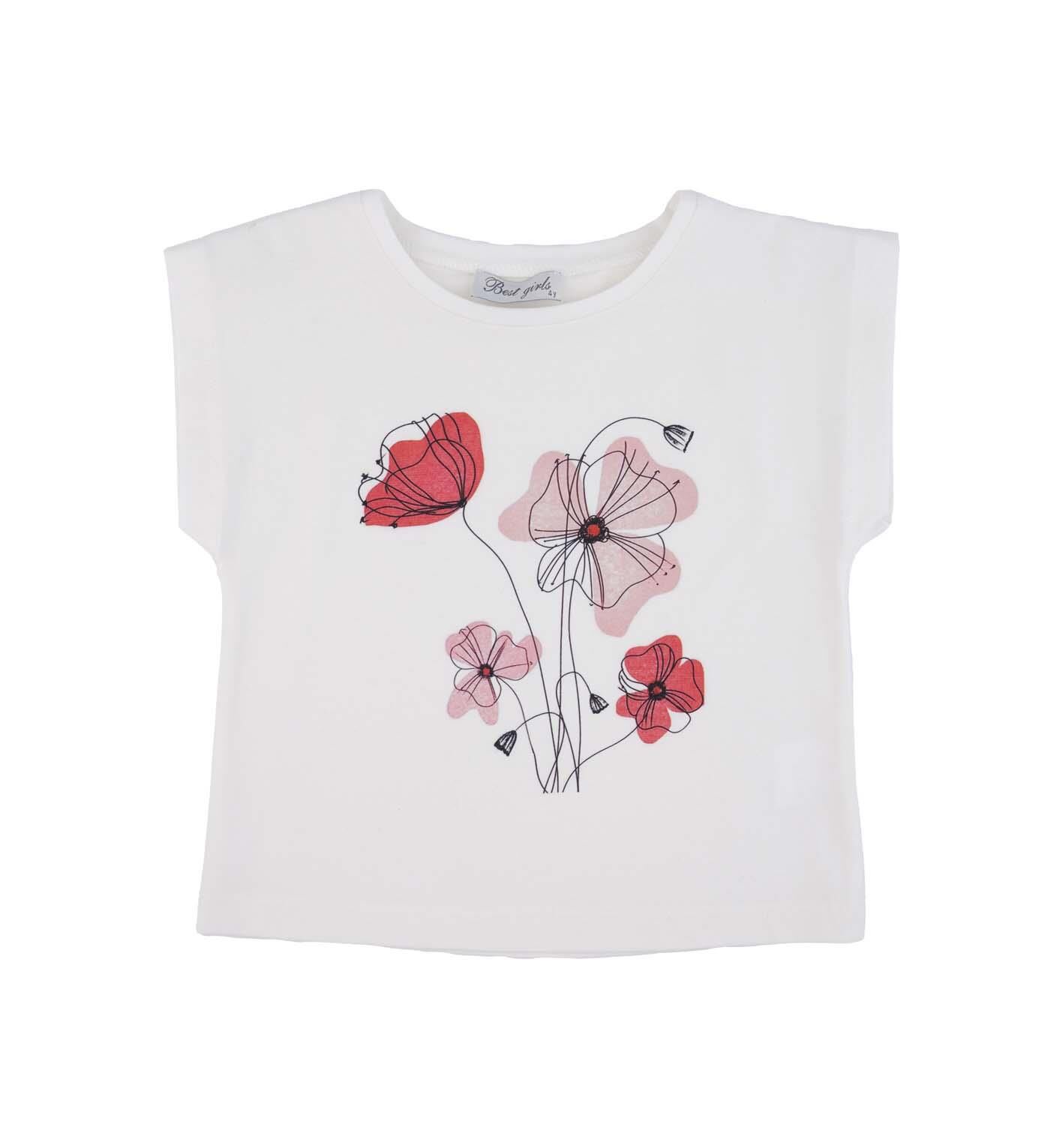 KIZ ÇOCUK BASKILI  BLUZ