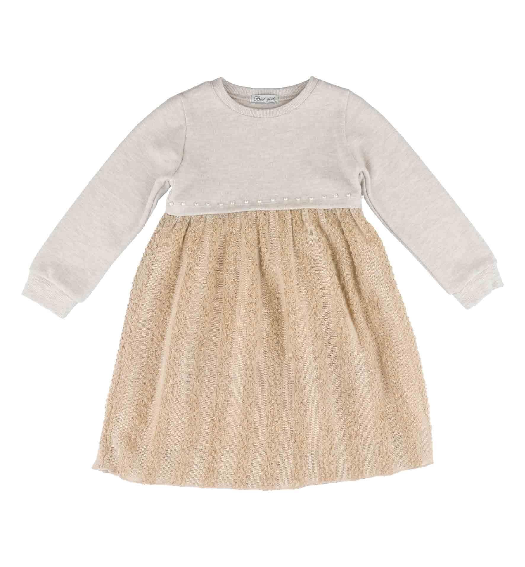 KIZ ÇOCUK DOKULU ELBİSE